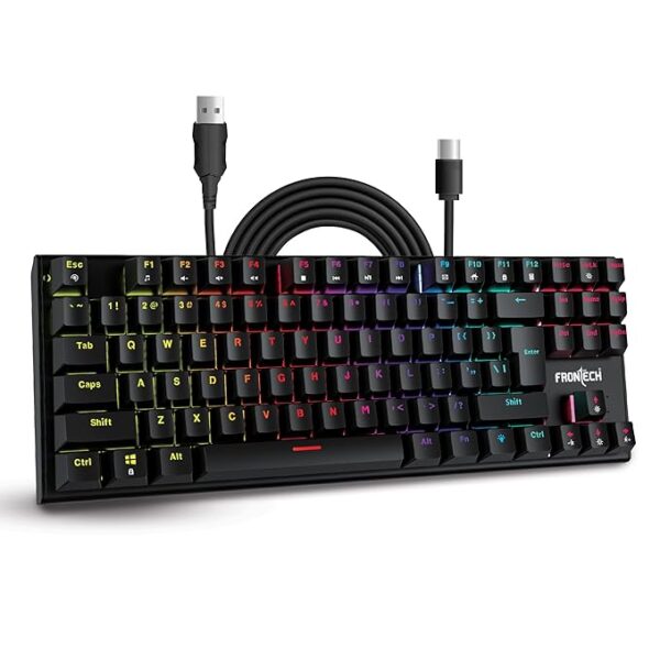 FRONTECH KB-0014 Black Wired Gaming Keyboard