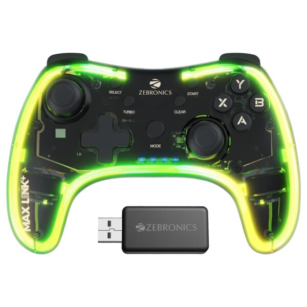 ZEBRONICS MAX LINK + Wireless GamepadZEBRONICS MAX LINK + Wireless Gamepad