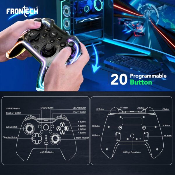 FRONTECH Fire Pro Wireless Gaming Pad - Image 4