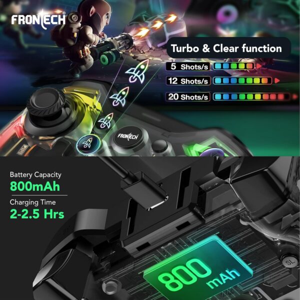 FRONTECH Fire Pro Wireless Gaming Pad - Image 8