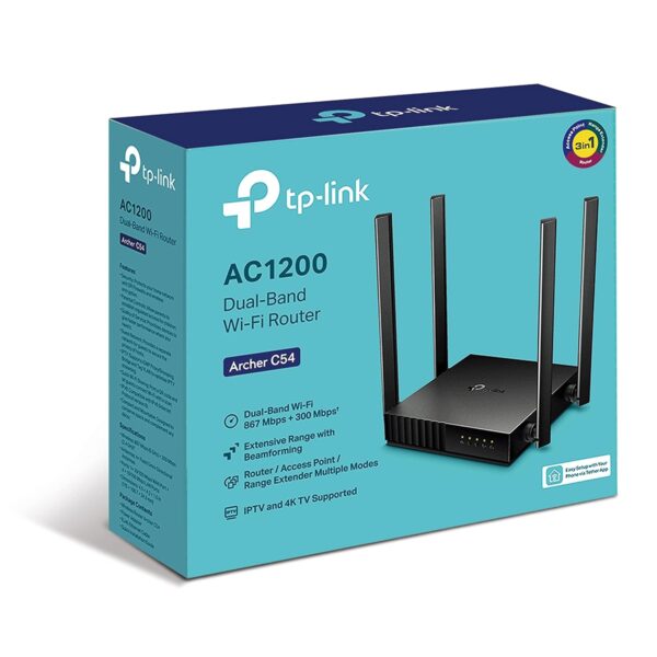 TP-Link Archer C54 AC1200 Dual Band Wi-Fi Router - Image 4